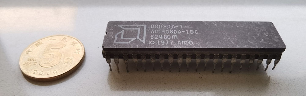 AMD D8080A-1 AM9080A-1DC 反面