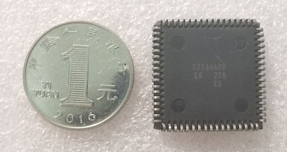 Intel N80387SX (16-25MHz) 反面